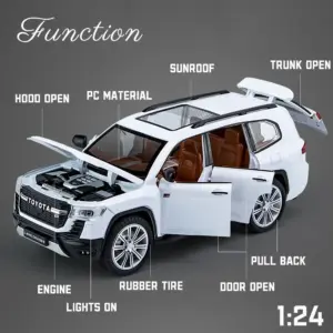 Toyota Land Cruiser LC300 GR Diecast Model 1:24 14 Sb8a50521105f40fcbb603da974920c80y