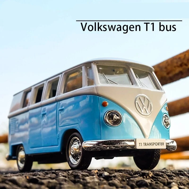 Volkswagen T1 Bus 1:24 Diecast Model Vehicle 2 Volkswagen T1 Bus 1:24 Diecast Model Vehicle - Image 2