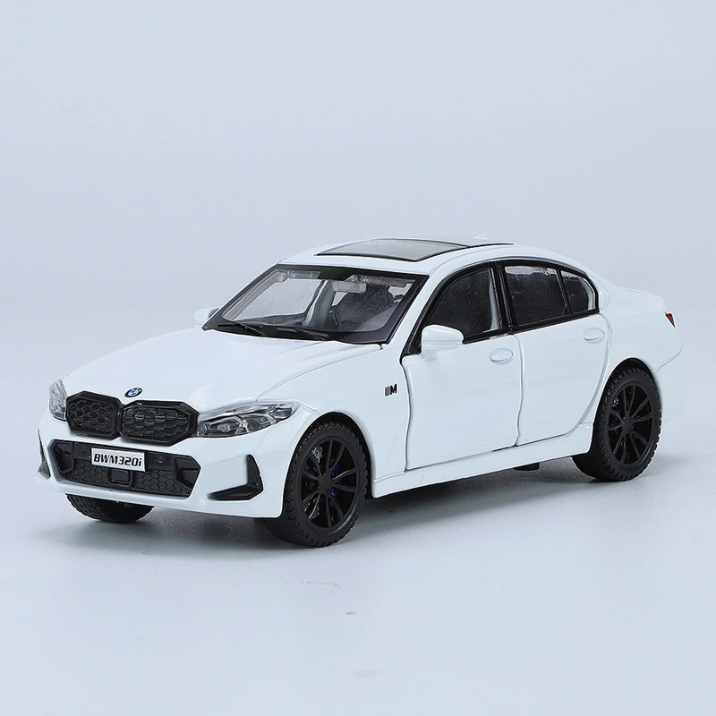 1:32 Black BMW 3 Series 320i Diecast Model 3 1:32 Black BMW 3 Series 320i Diecast Model - Image 3