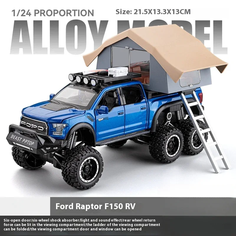 Ford Raptor F150 1:24 Scale Diecast Model 8 Ford Raptor F150 1:24 Scale Diecast Model - Image 8