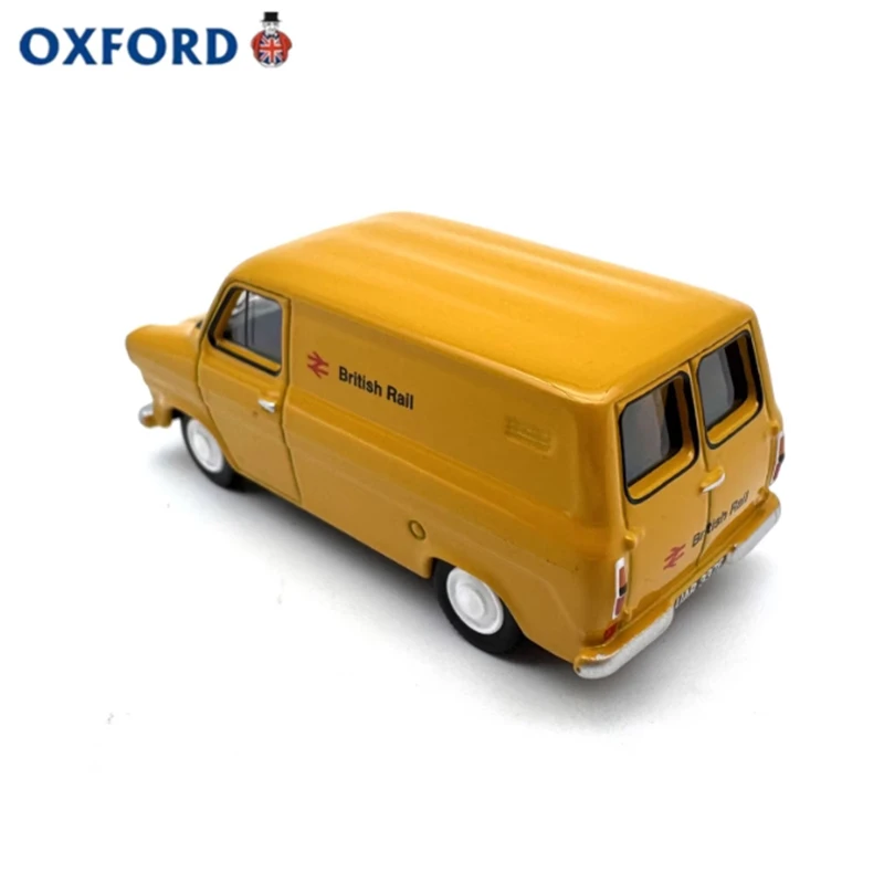 OXFORD 1:76 Scale Yellow Diecast Delivery Van 5 OXFORD 1:76 Scale Yellow Diecast Delivery Van - Image 5