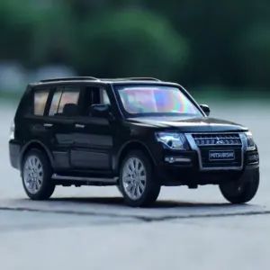1:32 Mitsubishi Pajero Diecast Model Silver Vehicle 10 Sbb235228318f460b8c218af8b1fde2d9b 1