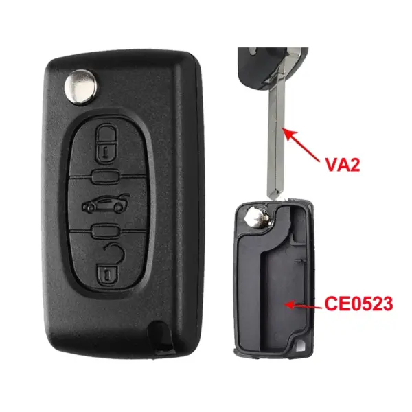 Flip Remote Key Shells for Citroen Peugeot - Image 14