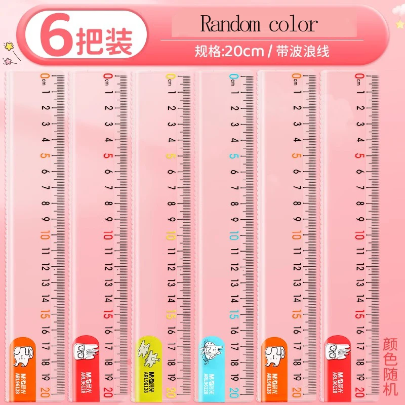 Colorful Plastic Rulers Set for Students 8 Colorful Plastic Rulers Set for Students - Image 8