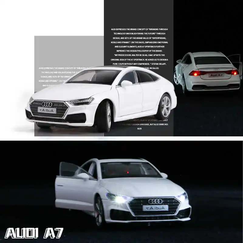 1:32 Audi A7 Coupe Diecast Model Car 6 1:32 Audi A7 Coupe Diecast Model Car - Image 6