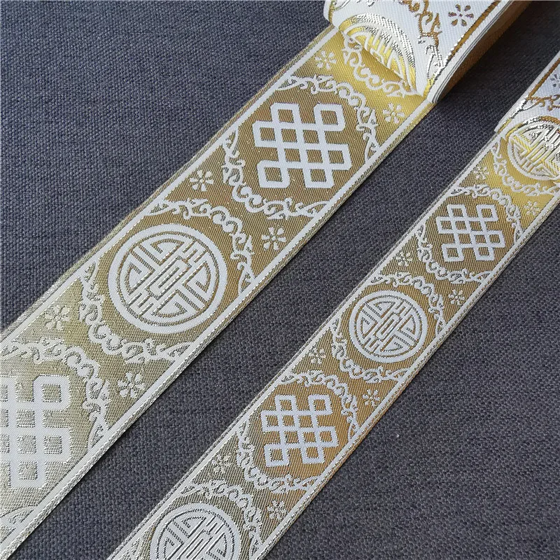 Vintage Ethnic Embroidered Ribbons 7M Wide Boho 4 Vintage Ethnic Embroidered Ribbons 7M Wide Boho - Image 4