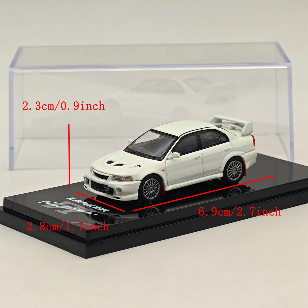 1/64 Mitsubishi Lancer GSR Evolution VI Diecast 6 1/64 Mitsubishi Lancer GSR Evolution VI Diecast - Image 6