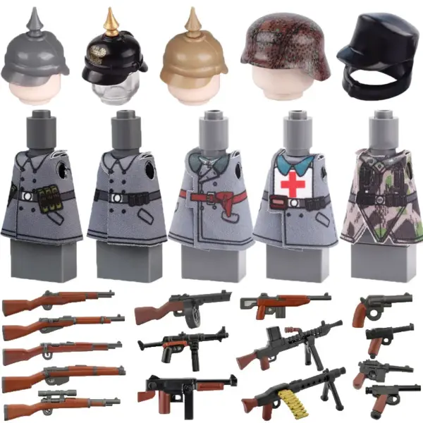 Miniature MP40 Submachine Gun Model X10 Set - Image 2