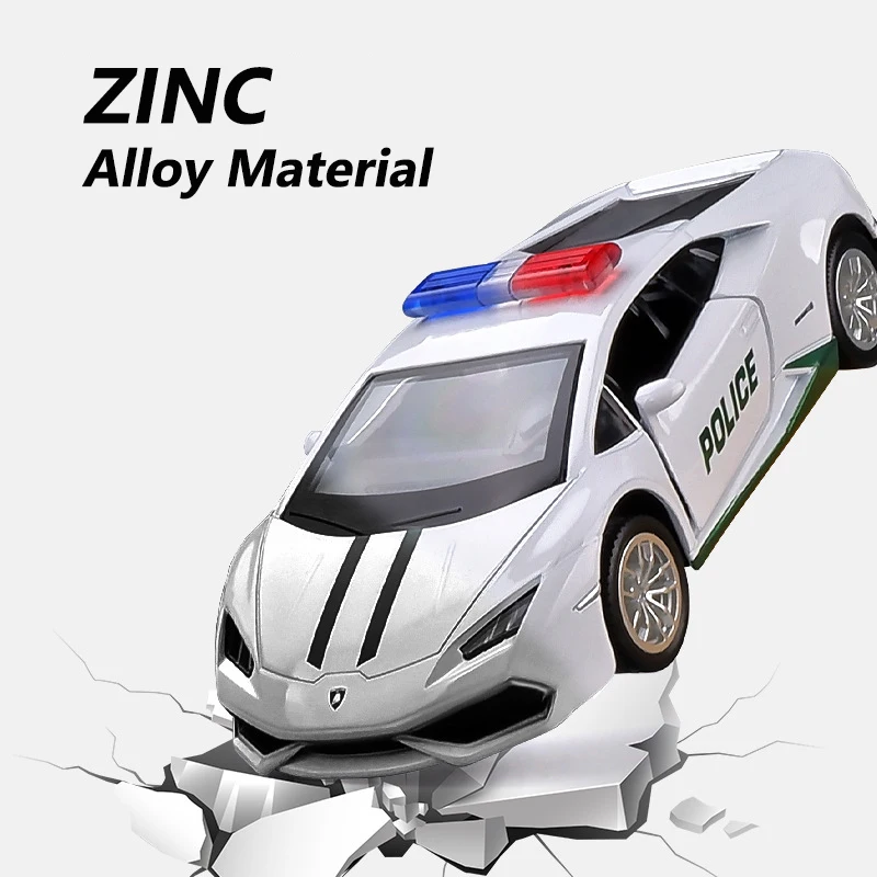 1:36 Scale Dubai Police Diecast Car Model Set 4 1:36 Scale Dubai Police Diecast Car Model Set - Image 4