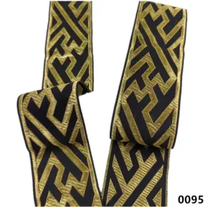 Vibrant 5cm Jacquard Ribbons - 7 Meters 108 Sbc383ab07db247969eb0897ef75ff6ffd