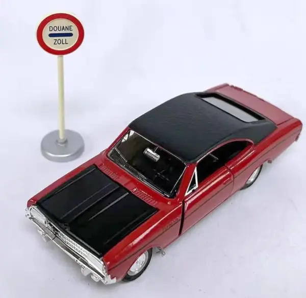 Dinky Toys 1:43 Scale Red Opel Commodore Model - Image 6