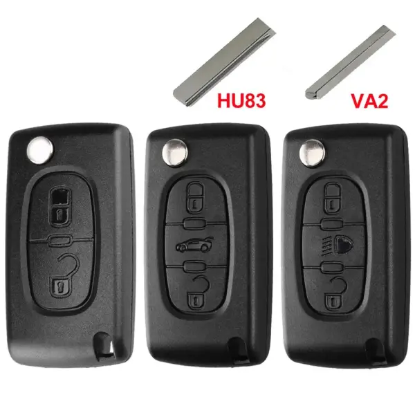 Flip Remote Key Shells for Citroen Peugeot - Image 4