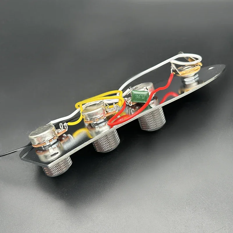 Wired Loaded Prewired Control Plate for Bass 3 Wired Loaded Prewired Control Plate for Bass - Image 3