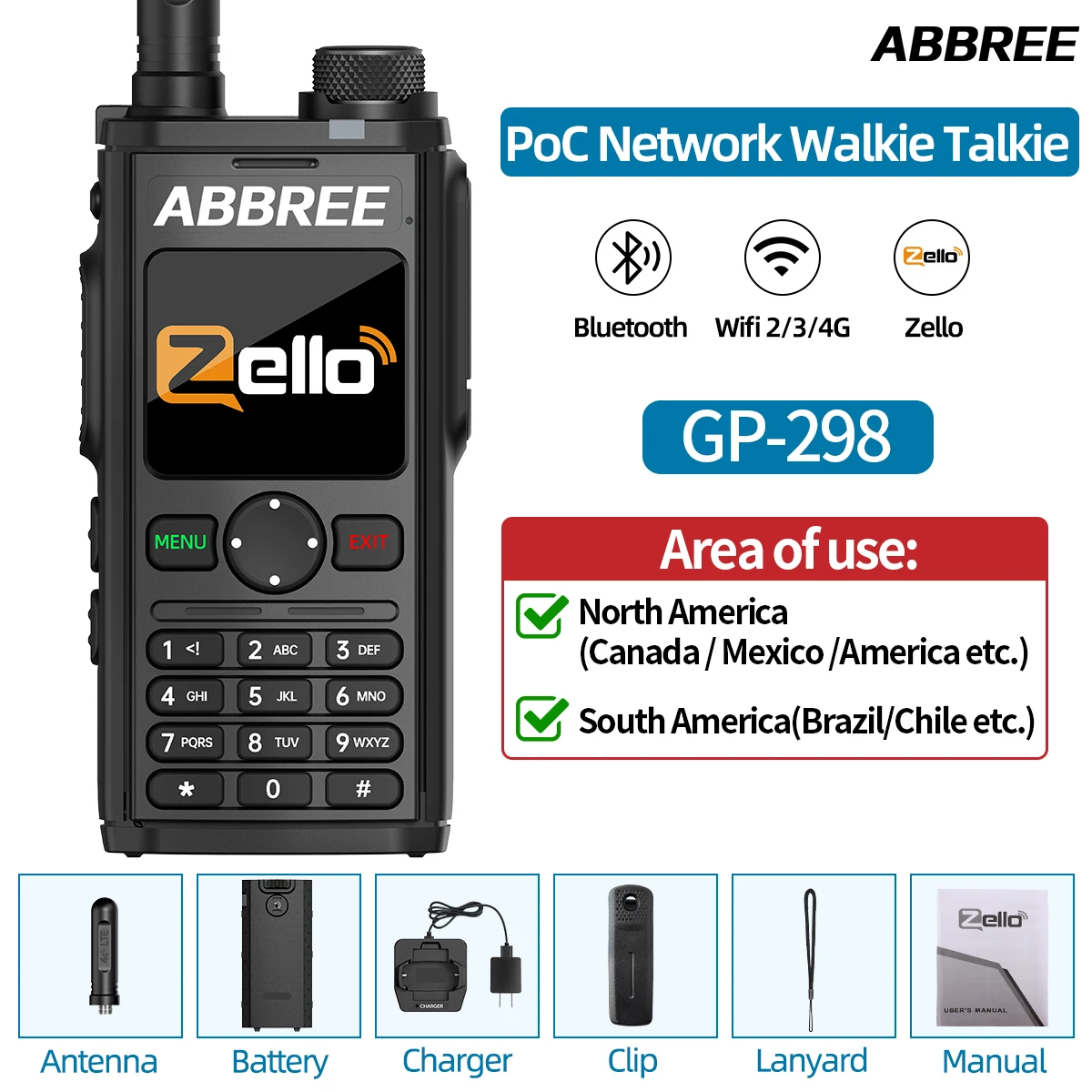 ABBREE GP-298 Walkie Talkie with 5000 mAh Battery 7 ABBREE GP-298 Walkie Talkie with 5000 mAh Battery - Image 7