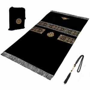 Elegant Prayer Mat Set with Beads and Bag 10 Sbe02810982ef489cb2d5f45b91fa09cfH