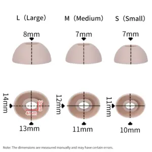 Edifier X5 Pro Ear Tips - 6 Silicone Set 15 Sbe1f1a06714e4ba19190f9aacd6d21516