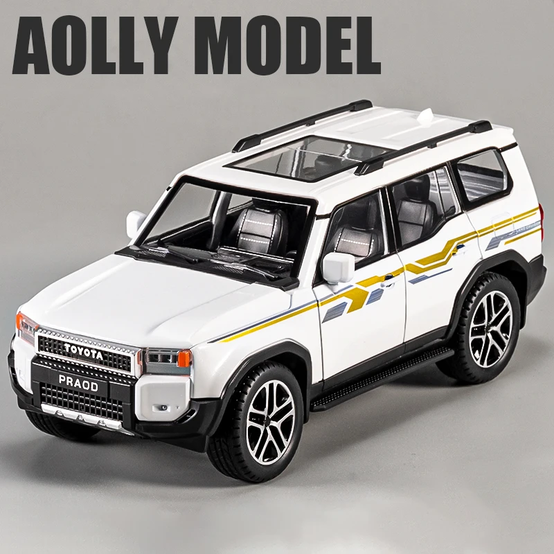 1:24 Diecast Land Cruiser Prado Model Car 10 1:24 Diecast Land Cruiser Prado Model Car - Image 10