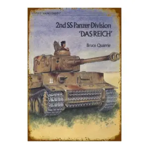 Vintage Metal Wall Sign 2nd SS Panzer Division