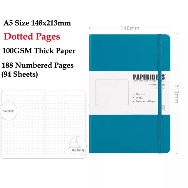 23 Colors A5 Dotted Notebook Journal 19 23 Colors A5 Dotted Notebook Journal - Image 19