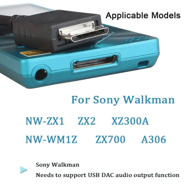 Sony Walkman Audio Decoding Cable 1.5m Type-C - Image 3