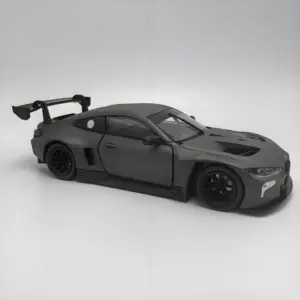 1:24 BMW M4 GT3 Matte Black and Gloss White Diecast 11 Sbeec033bded442b79b63c58295600fcb7