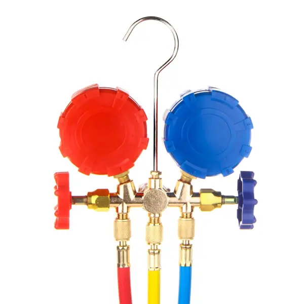 3 Way AC Manifold Gauge Set with Hose - Image 5