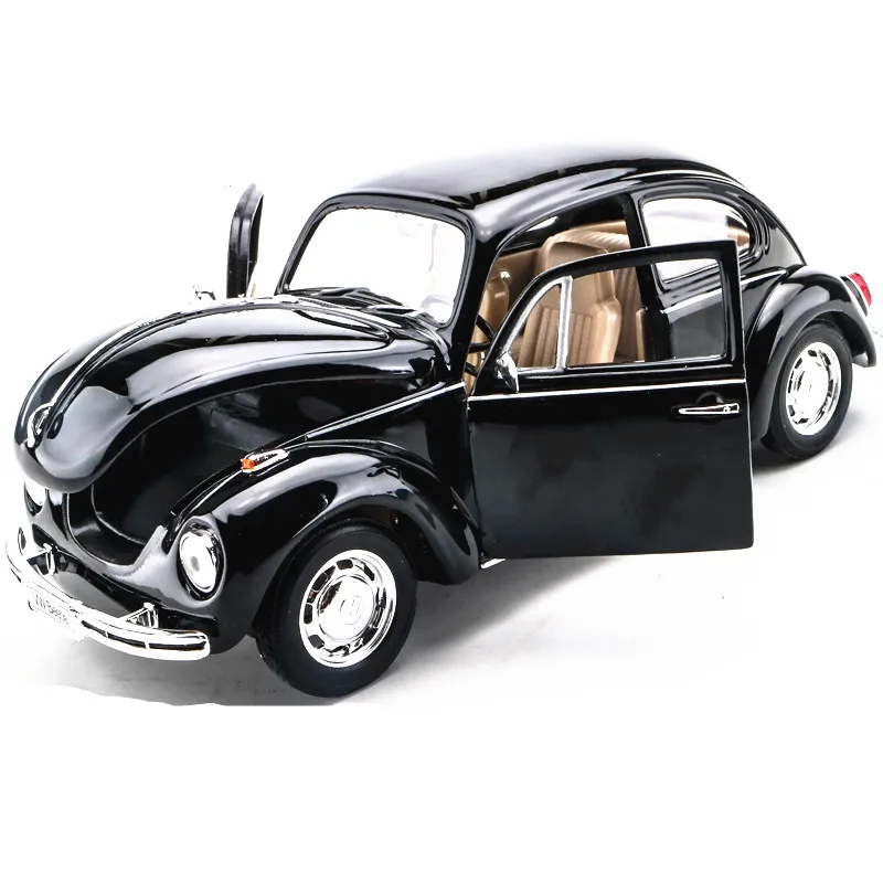 1:24 Scale WELLY Black Volkswagen Beetle Model 7 1:24 Scale WELLY Black Volkswagen Beetle Model - Image 7