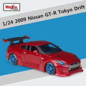 Maisto 1:24 Red 2009 Nissan GTR Diecast Model 15 Sbf7c9037c6be4a7a87eb8f593d368306C