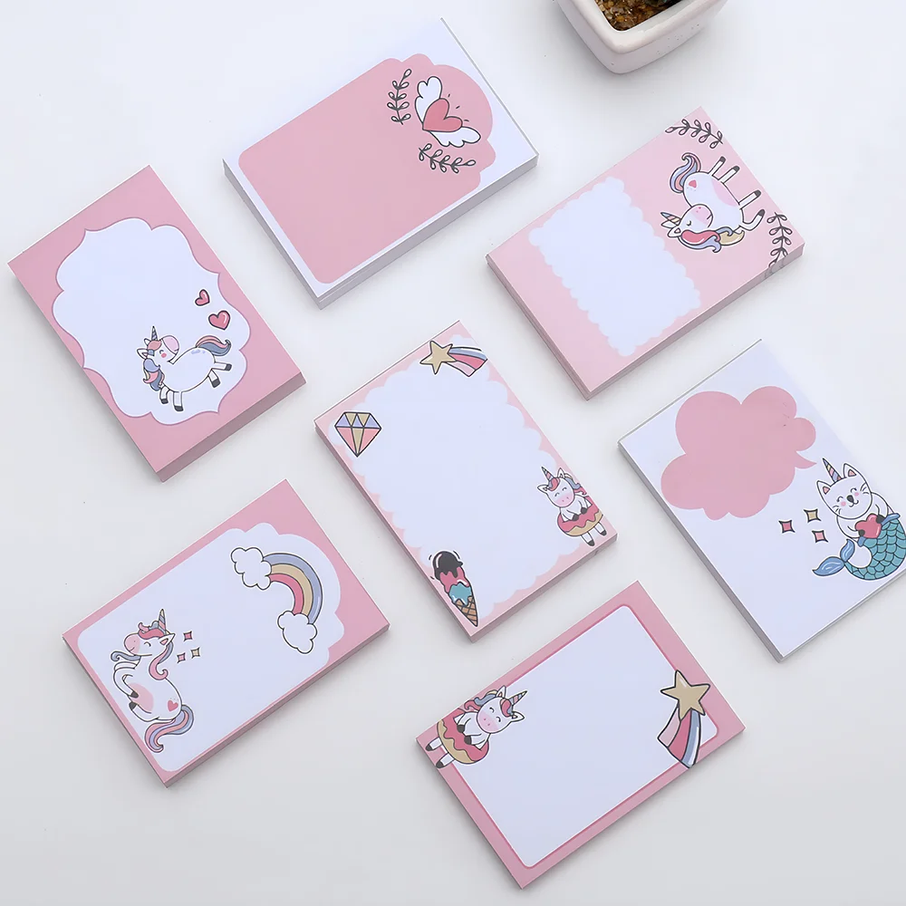 Rainbow Unicorn Memo Pad with 50 Sheets 5 Rainbow Unicorn Memo Pad with 50 Sheets - Image 5