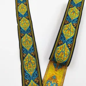 Vintage Ethnic Embroidery Ribbon 33mm 7 Meters 105 Sbfb6cad6164f4b2bbabc84ace60aeddbS