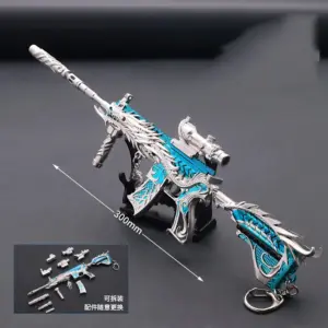 M416 PUBG Toy Gun Keychain 21CM Metal Model 13 Sbfd9d3e16a2647a681b9341d3d7929643