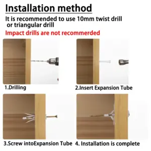 Plastic Expansion Drywall Anchor Kit 50 Pieces 14 Sc023b34871934f2f9046a573aaa2b3436