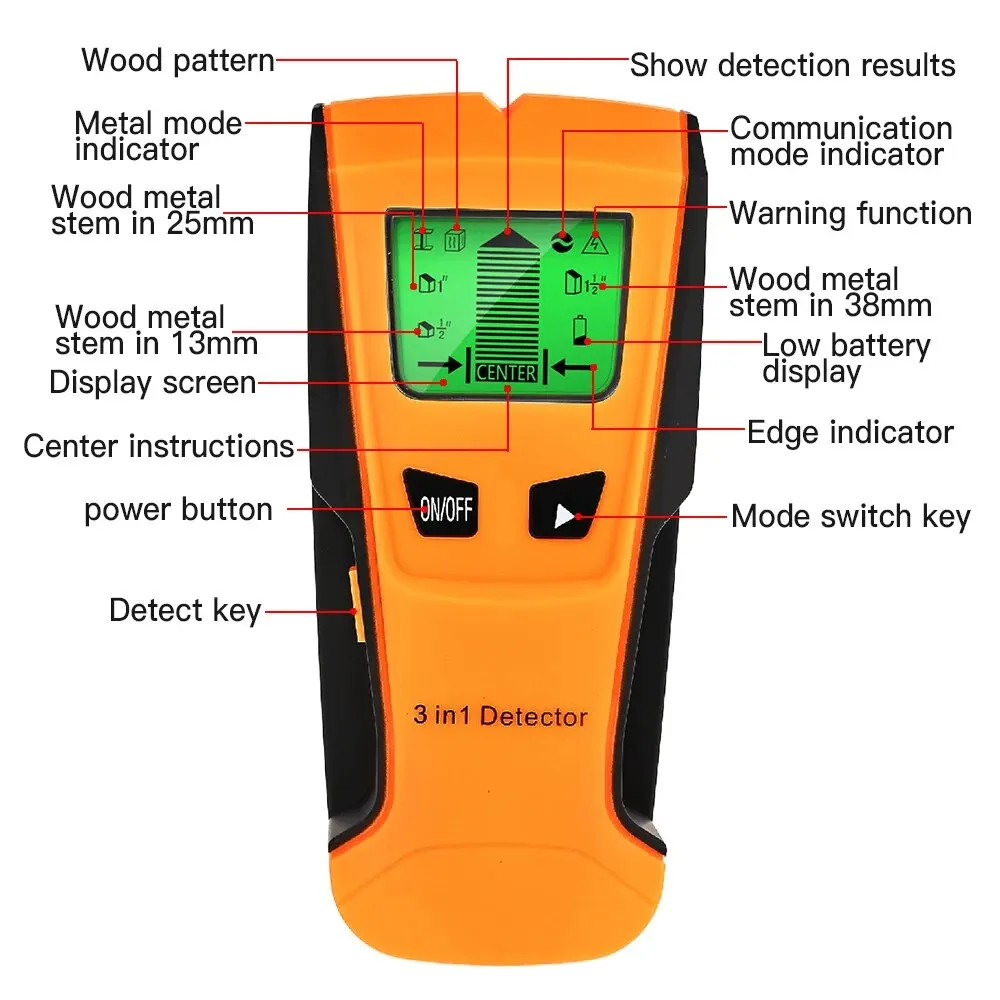 Wall Scanner for Wood, Metal, and Wires 4 Wall Scanner for Wood, Metal, and Wires - Image 4