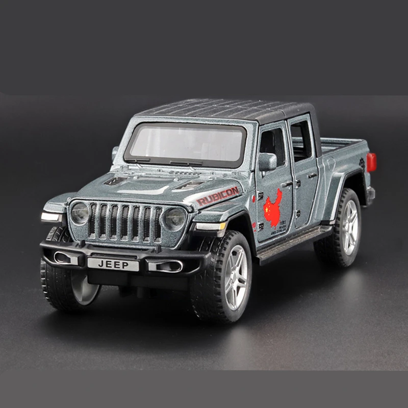 1:32 Scale Red Jeep Wrangler Gladiator Model 10 1:32 Scale Red Jeep Wrangler Gladiator Model - Image 10