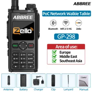 ABBREE GP-298 Walkie Talkie with 5000 mAh Battery 15 Sc12cc12e569b4b42852f2b13fac90e4eO