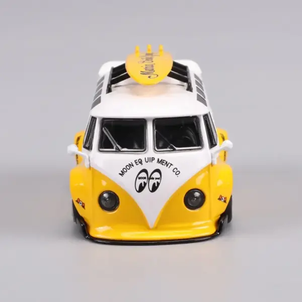 Die-Cast RWB T1 Vintage Bus Model in Yellow - Image 5