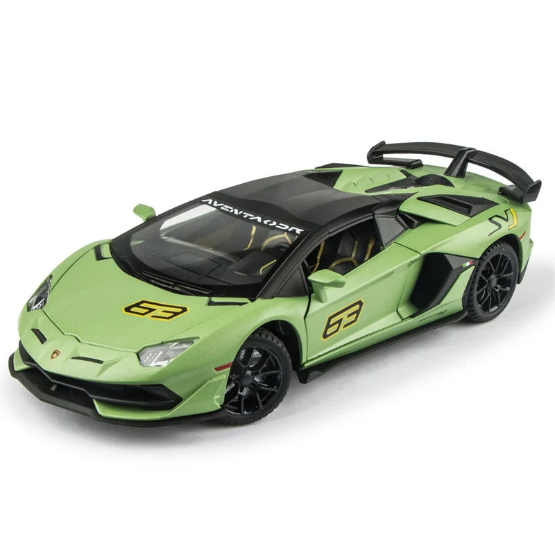 1:24 Scale Lamborghini Aventador SVJ Diecast Model 7 1:24 Scale Lamborghini Aventador SVJ Diecast Model - Image 7