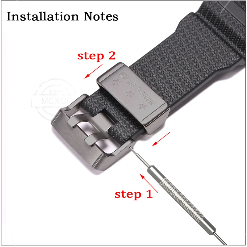 Stainless Steel Watch Clasp Buckle 18-24mm 5 Stainless Steel Watch Clasp Buckle 18-24mm - Image 5