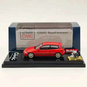 1/64 Diecast Honda Civic EG6 Model Black 15 Sc292ad1fe0184ffe92a16cf236d525d0U