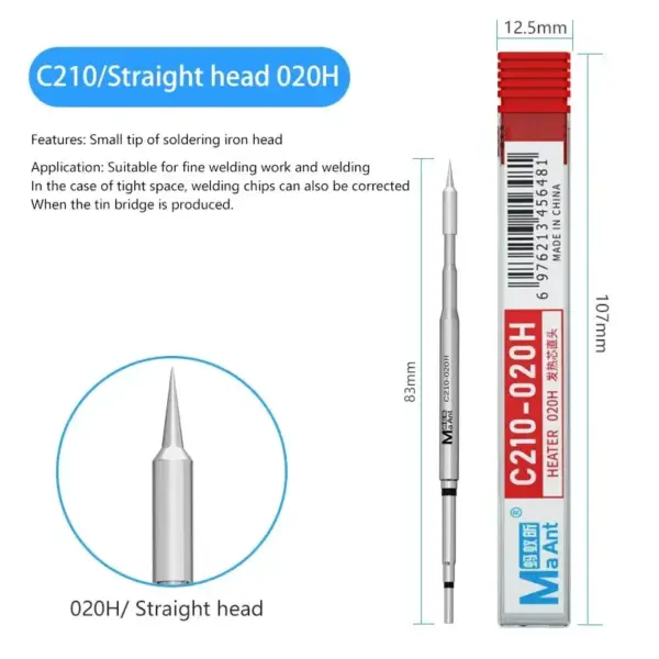 MaAnt C210 Soldering Iron Tip Set - Image 7