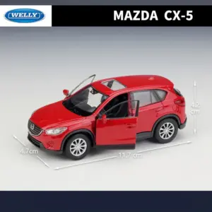 Welly 1:36 Mazda CX-5 Diecast Model Red 8 Sc43d6c1aa1fa4aadb94498e23d150a86C 1