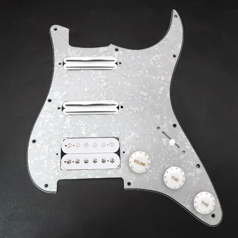 SSH ST Guitar Loaded Pickguard with Humbuckers 16 SSH ST Guitar Loaded Pickguard with Humbuckers - Image 16