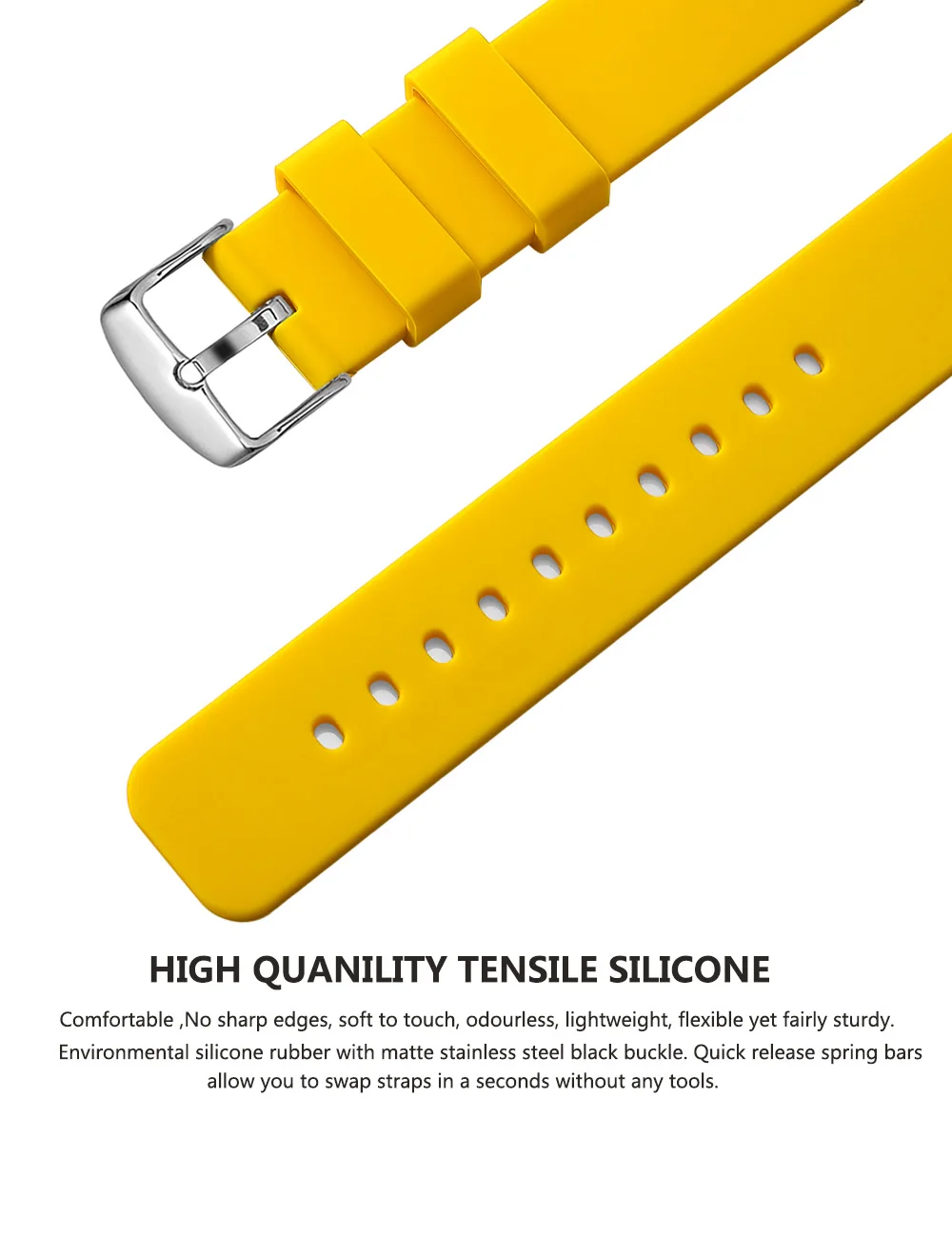 Silicone Watch Band for Traditional Watches 3 Silicone Watch Band for Traditional Watches - Image 3