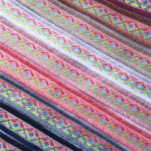 Colorful Jacquard Lace Ribbon 4.3cm x 2 Yards 21 Sc51e2617cb2546368301f99ecae19884j