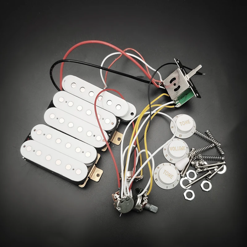 Loaded HSH Pickguard for Fender Stratocaster 6 Loaded HSH Pickguard for Fender Stratocaster - Image 6