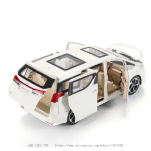 1:24 Lexus LM300H Model Car Black Alloy Diecast 11 Sc57c3330350e4b5dac9003fffb339345a