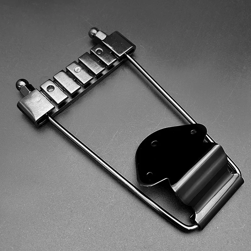 6-String Jazz Archtop Guitar Tailpiece in Metal 4 6-String Jazz Archtop Guitar Tailpiece in Metal - Image 4