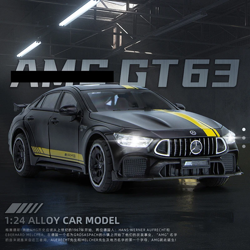 1:24 White Mercedes-Benz AMG GT63 Diecast Model 2 1:24 White Mercedes-Benz AMG GT63 Diecast Model - Image 2
