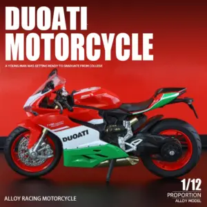 1/12 Scale Ducati 1199 Panigale Motorcycle Model 7 Sc62962321df942819aa33e6db9b43302R