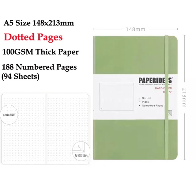 23 Colors A5 Dotted Notebook Journal 15 23 Colors A5 Dotted Notebook Journal - Image 15